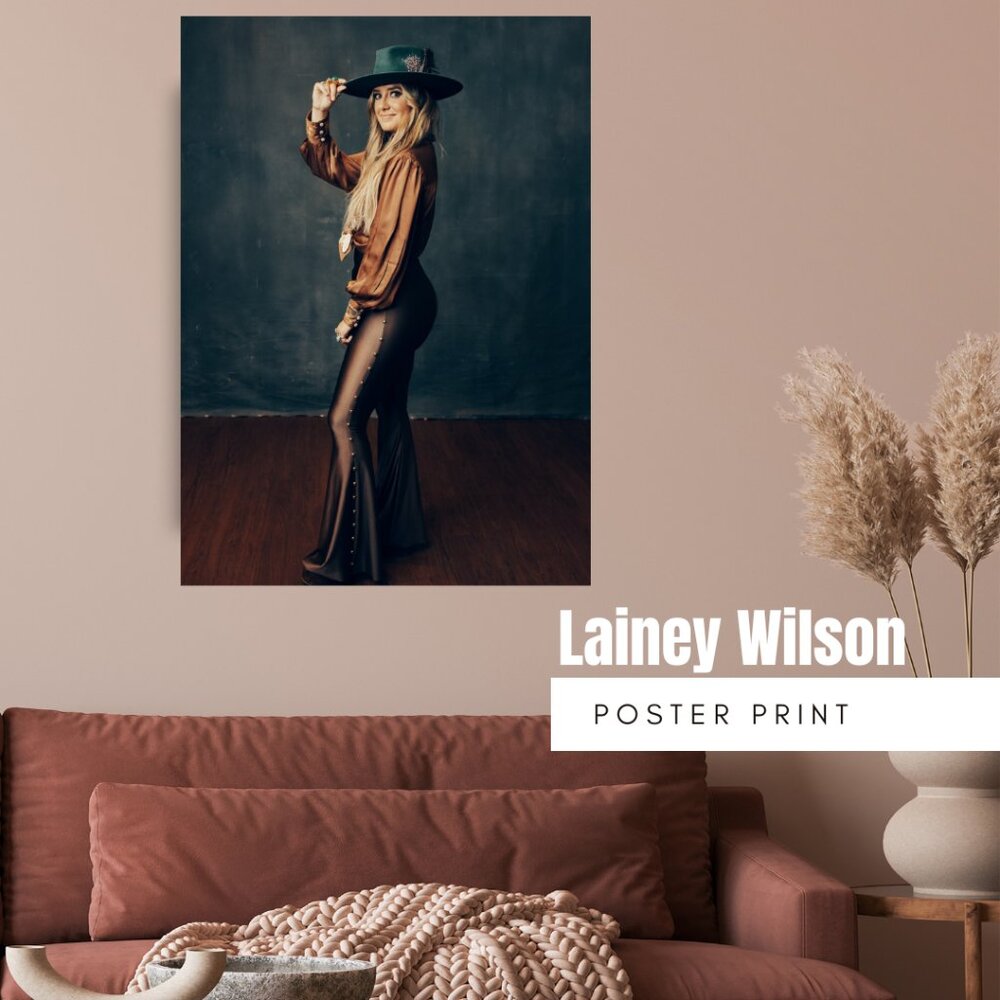 Lainey Wilson Poster – Country Music Wall Art – Southern Style Décor